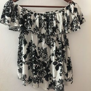 Off the shoulder blouse or top